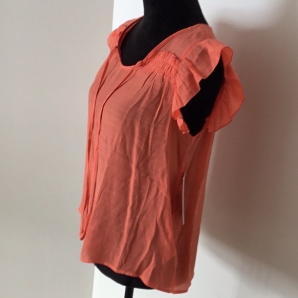 ☀️NWT☀️ Coral Colored Blouse, Size Small For Women - Picture 3 of 12
